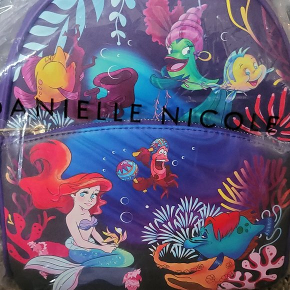 Exclusive! Disney The Little Mermaid Under the Sea Mini Backpack, - Picture 1 of 4